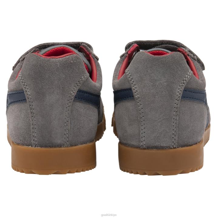 ayakkabı Z2PF697 çocuklar Gola klasik harrier kayış spor ayakkabı dişbudak/lacivert/koyu kırmızı