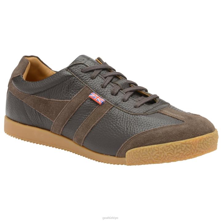 ayakkabı Z2PF198 erkekler Gola İngiltere\'de üretildi - 1905 harrier 317 spor ayakkabı kahverengi