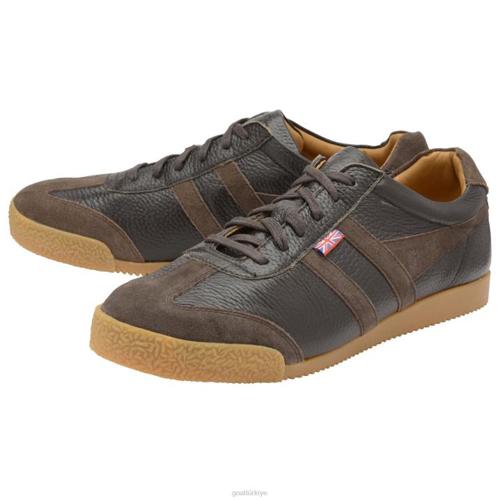 ayakkabı Z2PF198 erkekler Gola İngiltere\'de üretildi - 1905 harrier 317 spor ayakkabı kahverengi