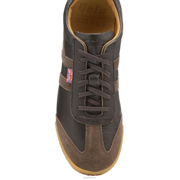 ayakkabı Z2PF198 erkekler Gola İngiltere\'de üretildi - 1905 harrier 317 spor ayakkabı kahverengi