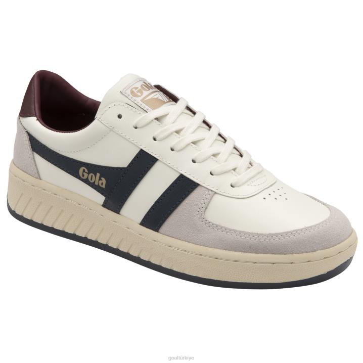 ayakkabı Z2PF150 erkekler Gola klasik grandslam klasik spor ayakkabı kırık beyaz/lacivert/bordo