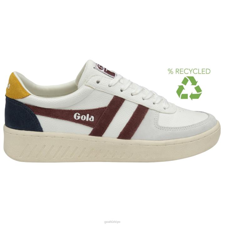 ayakkabı Z2PF154 erkekler Gola klasik grandslam trident spor ayakkabı beyaz/bordo/güneş