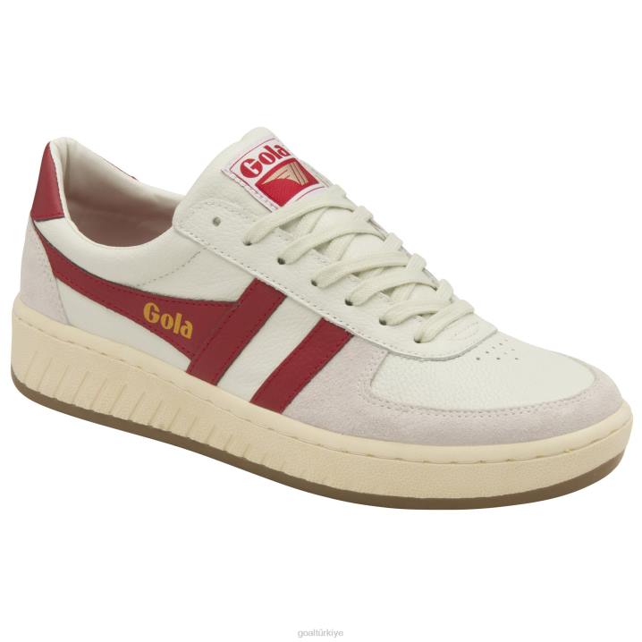 ayakkabı Z2PF185 erkekler Gola klasik grandslam \'78 spor ayakkabı kırık beyaz/kırmızı/sakız