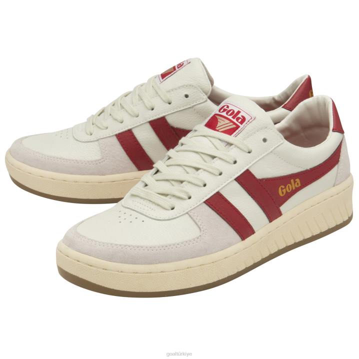 ayakkabı Z2PF185 erkekler Gola klasik grandslam \'78 spor ayakkabı kırık beyaz/kırmızı/sakız
