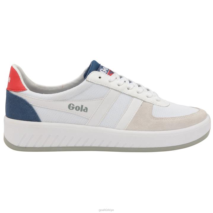ayakkabı Z2PF187 erkekler Gola klasik grandslam örgü spor ayakkabı beyaz/baltık/kırmızı