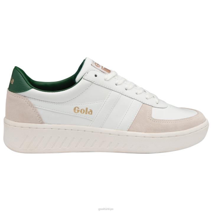 ayakkabı Z2PF188 erkekler Gola klasik grandslam klasik spor ayakkabı beyaz/koyu yeşil