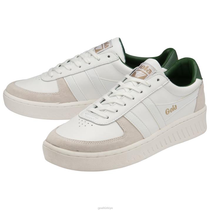 ayakkabı Z2PF188 erkekler Gola klasik grandslam klasik spor ayakkabı beyaz/koyu yeşil