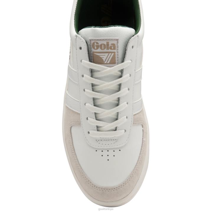 ayakkabı Z2PF188 erkekler Gola klasik grandslam klasik spor ayakkabı beyaz/koyu yeşil