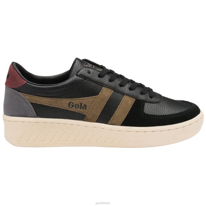 ayakkabı Z2PF192 erkekler Gola klasik grandslam trident spor ayakkabı siyah/haki/bordo