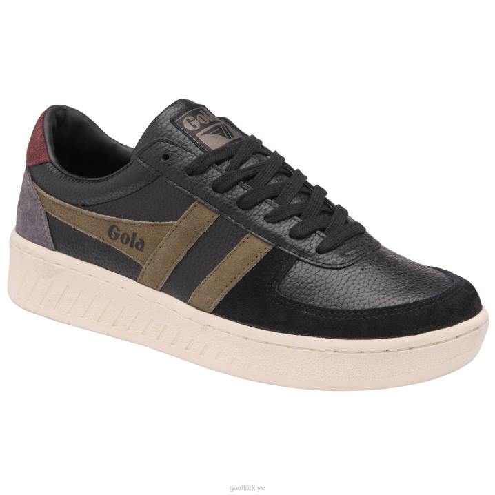 ayakkabı Z2PF192 erkekler Gola klasik grandslam trident spor ayakkabı siyah/haki/bordo