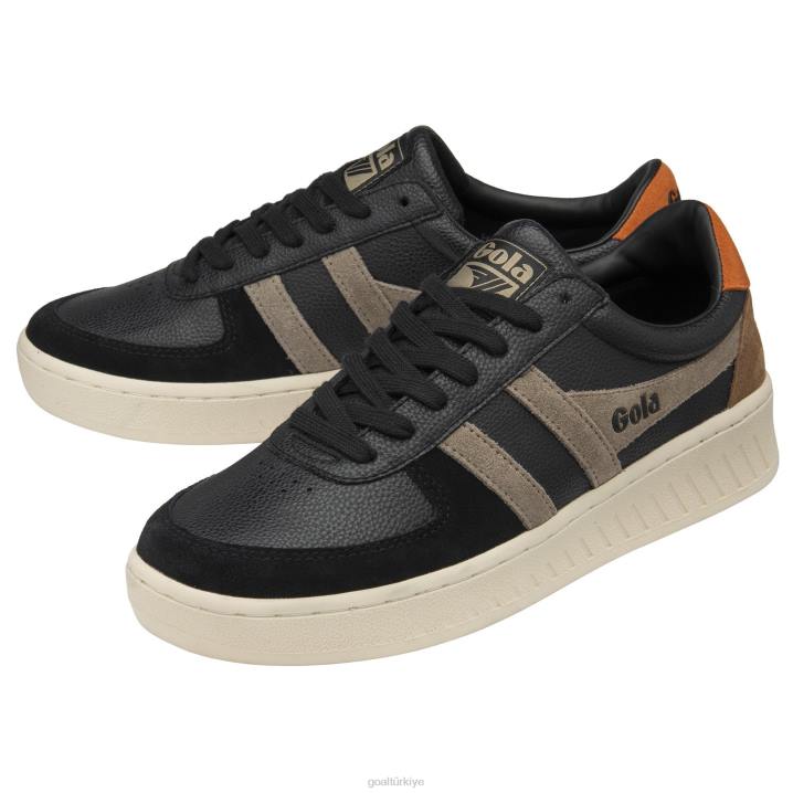 ayakkabı Z2PF193 erkekler Gola klasik grandslam trident spor ayakkabı siyah/gergedan/karamsar turuncu