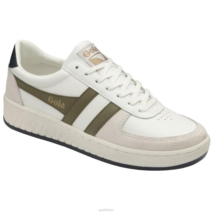 ayakkabı Z2PF244 erkekler Gola klasik grandslam klasik spor ayakkabı beyaz/haki/lacivert