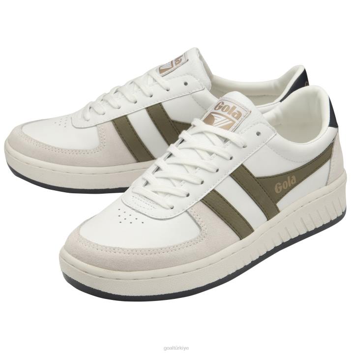 ayakkabı Z2PF244 erkekler Gola klasik grandslam klasik spor ayakkabı beyaz/haki/lacivert