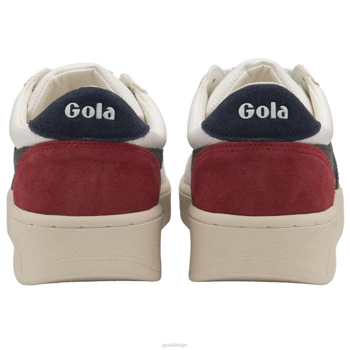 ayakkabı Z2PF248 erkekler Gola klasik grandslam trident spor ayakkabı beyaz/fırtına/lacivert