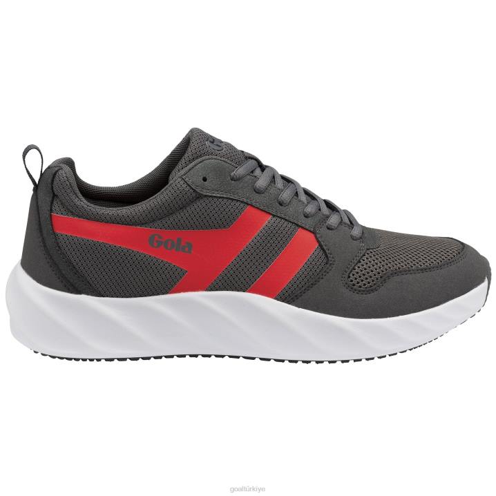 ayakkabı Z2PF107 erkekler Gola performans lansen spor ayakkabı kömür/koyu kırmızı
