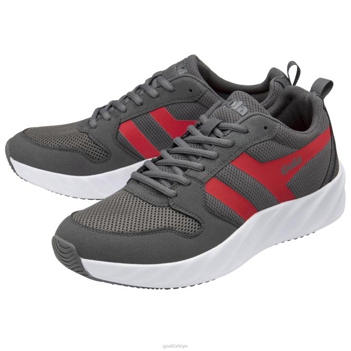ayakkabı Z2PF107 erkekler Gola performans lansen spor ayakkabı kömür/koyu kırmızı