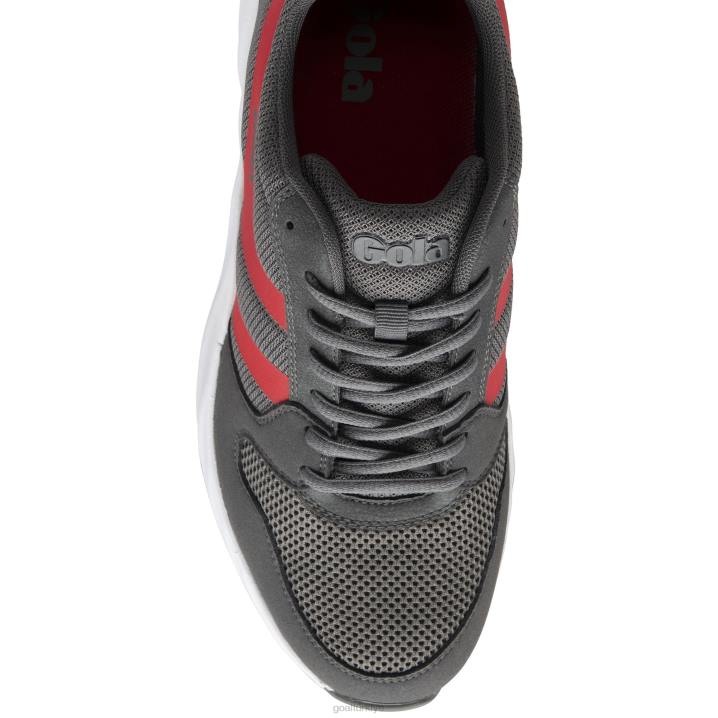 ayakkabı Z2PF107 erkekler Gola performans lansen spor ayakkabı kömür/koyu kırmızı