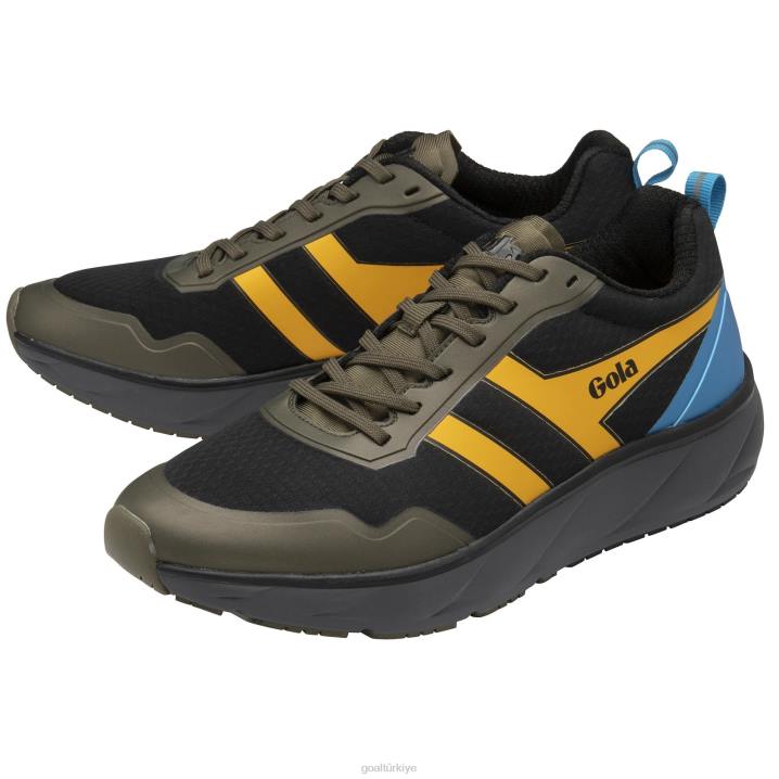 ayakkabı Z2PF113 erkekler Gola performans tayfun ayakkabı siyah/haki/güneş/işlem mavisi