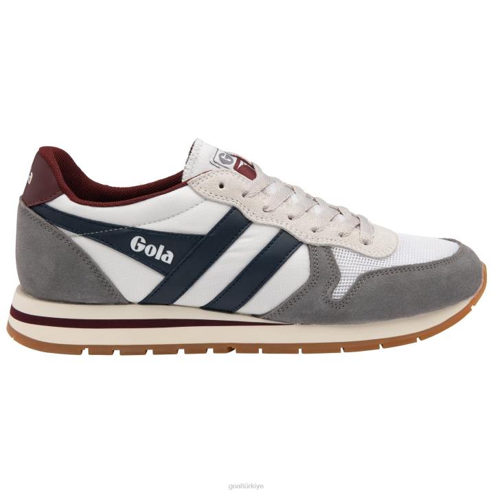 ayakkabı Z2PF10 erkekler Gola klasik daytona spor ayakkabı 1 beyaz/kül/lacivert