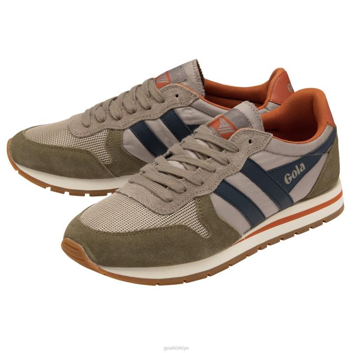 ayakkabı Z2PF11 erkekler Gola klasik daytona spor ayakkabı 1 gergedan/haki/lacivert