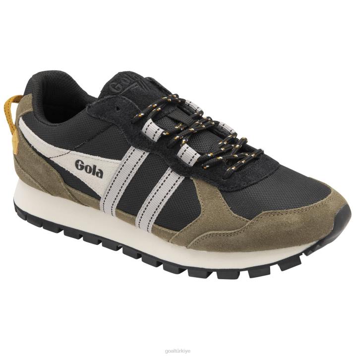 ayakkabı Z2PF142 erkekler Gola klasik irtifa spor ayakkabıları siyah/haki/kırık beyaz