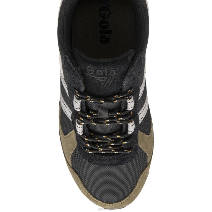 ayakkabı Z2PF142 erkekler Gola klasik irtifa spor ayakkabıları siyah/haki/kırık beyaz