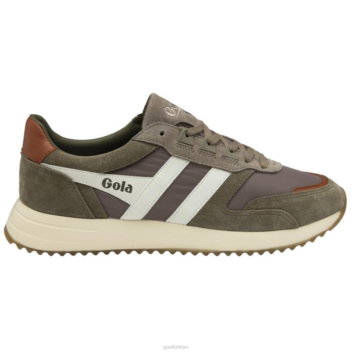 ayakkabı Z2PF15 erkekler Gola klasik chicago spor ayakkabı gergedan/haki/kırık beyaz