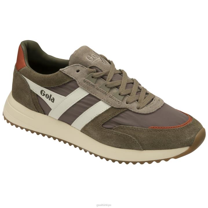 ayakkabı Z2PF15 erkekler Gola klasik chicago spor ayakkabı gergedan/haki/kırık beyaz