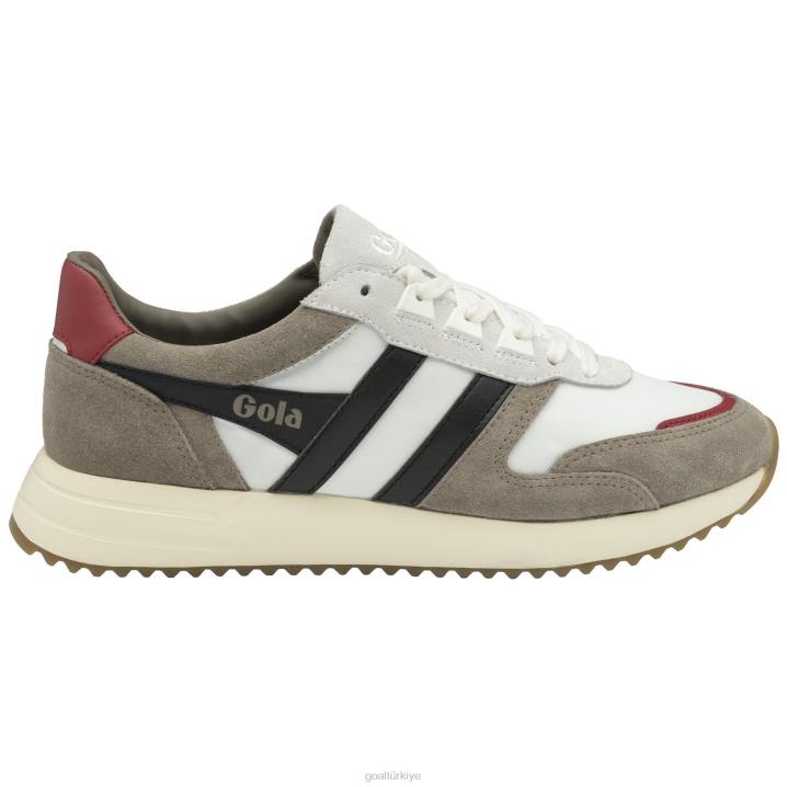 ayakkabı Z2PF16 erkekler Gola klasik chicago spor ayakkabı kırık beyaz/gergedan/siyah