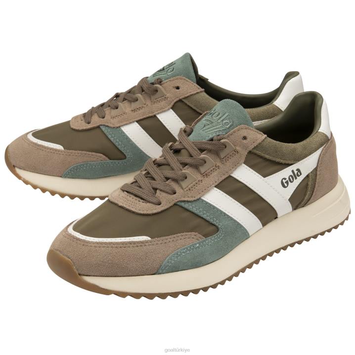 ayakkabı Z2PF17 erkekler Gola klasik chicago spor ayakkabı haki/kapuçino/adaçayı