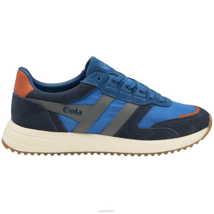 ayakkabı Z2PF19 erkekler Gola klasik chicago spor ayakkabı deniz mavisi/lacivert/kül