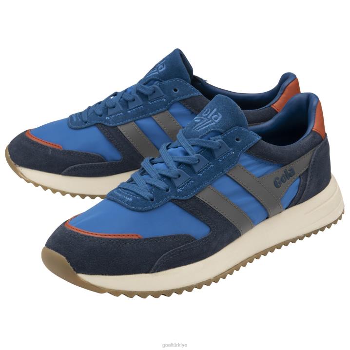 ayakkabı Z2PF19 erkekler Gola klasik chicago spor ayakkabı deniz mavisi/lacivert/kül