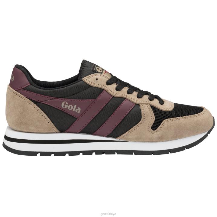 ayakkabı Z2PF22 erkekler Gola klasik daytona spor ayakkabı 1 siyah/gergedan/bordo