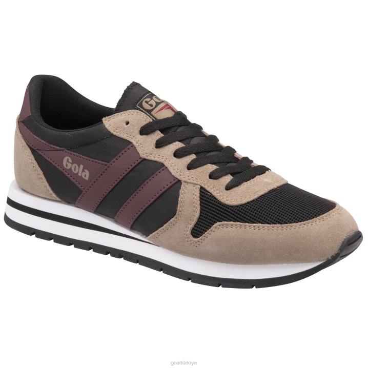 ayakkabı Z2PF22 erkekler Gola klasik daytona spor ayakkabı 1 siyah/gergedan/bordo
