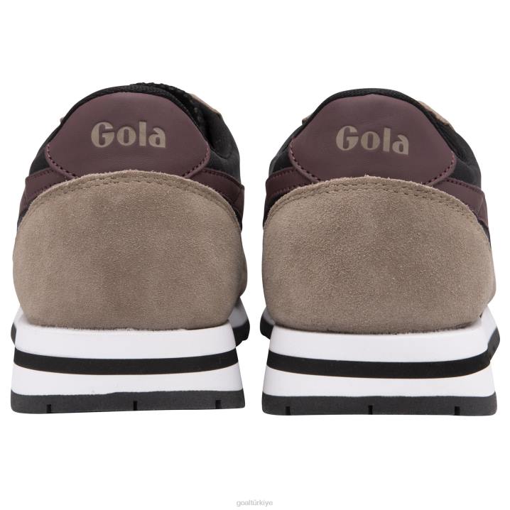 ayakkabı Z2PF22 erkekler Gola klasik daytona spor ayakkabı 1 siyah/gergedan/bordo