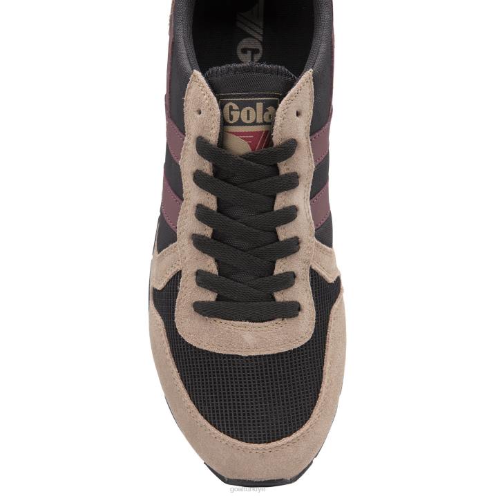 ayakkabı Z2PF22 erkekler Gola klasik daytona spor ayakkabı 1 siyah/gergedan/bordo