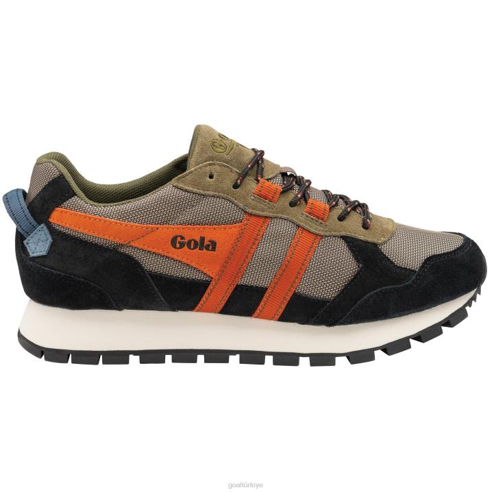ayakkabı Z2PF231 erkekler Gola klasik irtifa spor ayakkabıları haki/siyah/karamsar turuncu