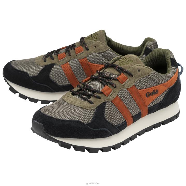 ayakkabı Z2PF231 erkekler Gola klasik irtifa spor ayakkabıları haki/siyah/karamsar turuncu