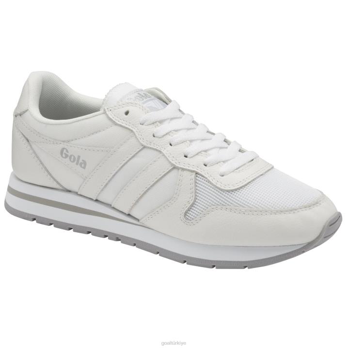 ayakkabı Z2PF26 erkekler Gola klasik daytona deri spor ayakkabı beyaz