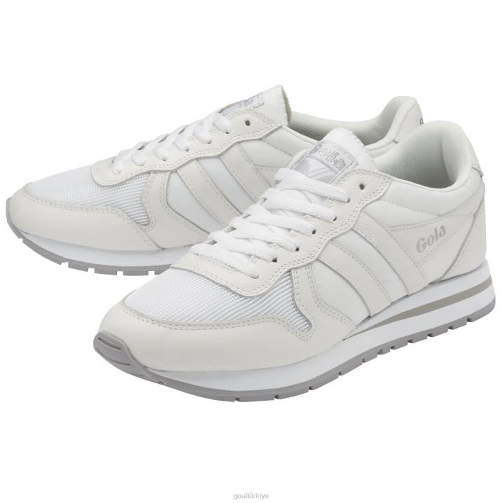 ayakkabı Z2PF26 erkekler Gola klasik daytona deri spor ayakkabı beyaz