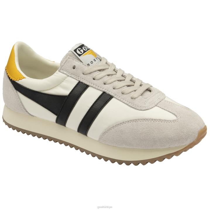 ayakkabı Z2PF29 erkekler Gola klasik boston \'78 spor ayakkabı kırık beyaz/siyah/güneş
