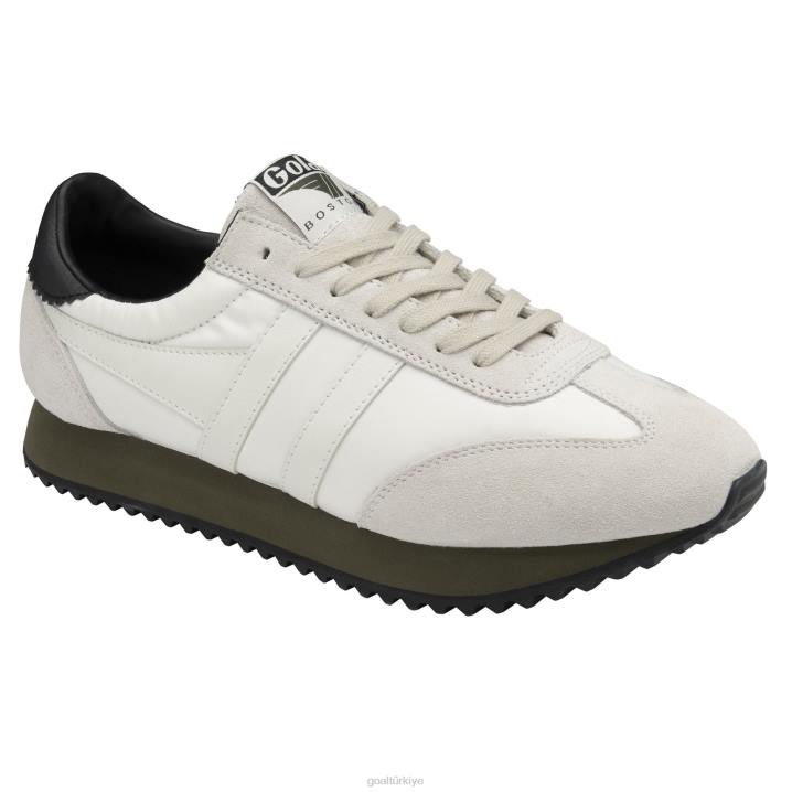 ayakkabı Z2PF30 erkekler Gola klasik boston \'78 spor ayakkabı kırık beyaz/haki/siyah