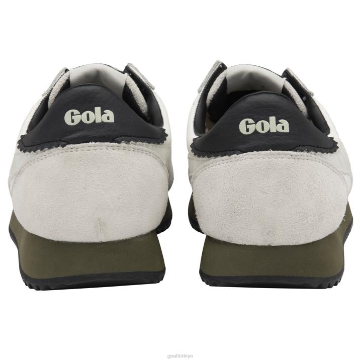 ayakkabı Z2PF30 erkekler Gola klasik boston \'78 spor ayakkabı kırık beyaz/haki/siyah