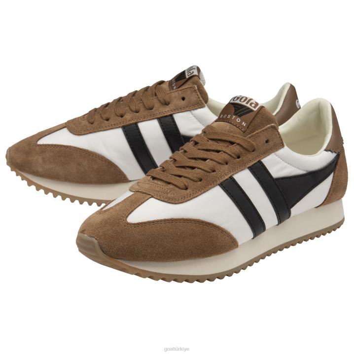 ayakkabı Z2PF35 erkekler Gola klasik boston \'78 spor ayakkabı tütün/kırık beyaz/siyah