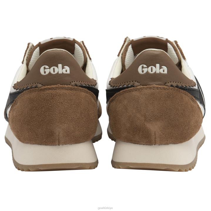 ayakkabı Z2PF35 erkekler Gola klasik boston \'78 spor ayakkabı tütün/kırık beyaz/siyah