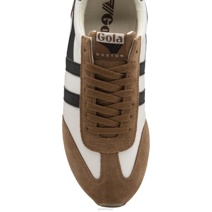 ayakkabı Z2PF35 erkekler Gola klasik boston \'78 spor ayakkabı tütün/kırık beyaz/siyah