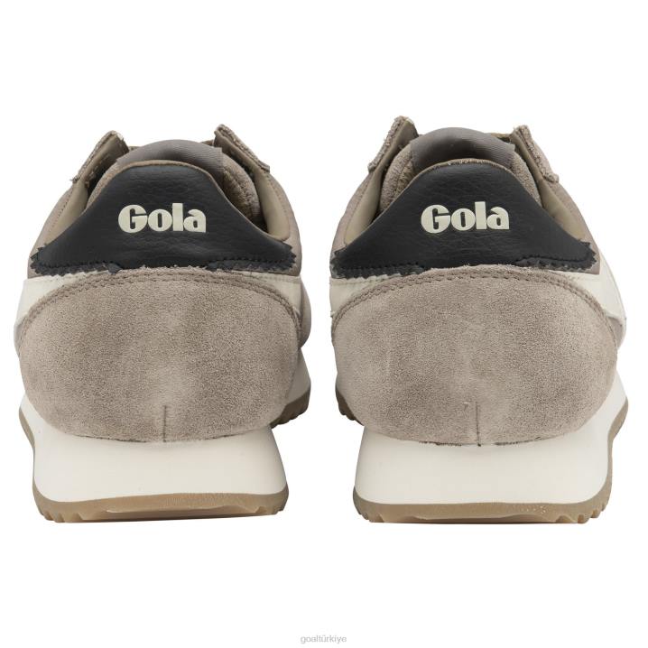 ayakkabı Z2PF36 erkekler Gola klasik boston \'78 spor ayakkabı gergedan/kırık beyaz/siyah