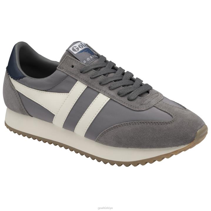 ayakkabı Z2PF37 erkekler Gola klasik boston \'78 spor ayakkabı kül/kırık beyaz/lacivert