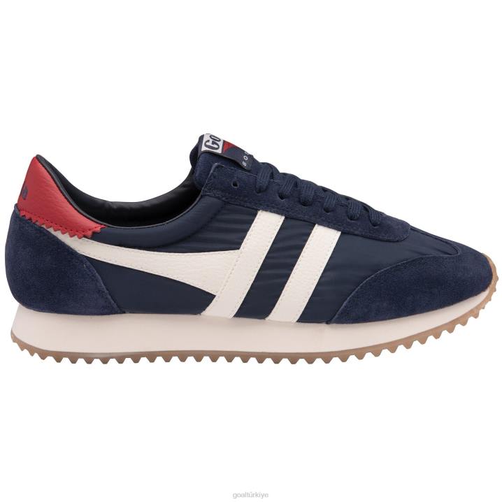ayakkabı Z2PF38 erkekler Gola klasik boston '78 spor ayakkabı lacivert/kırık beyaz/koyu kırmızı