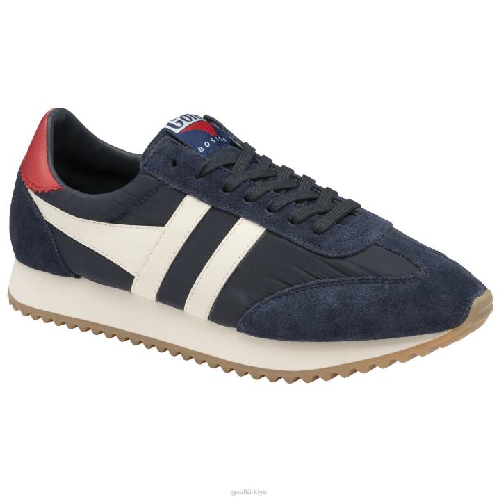 ayakkabı Z2PF38 erkekler Gola klasik boston \'78 spor ayakkabı lacivert/kırık beyaz/koyu kırmızı